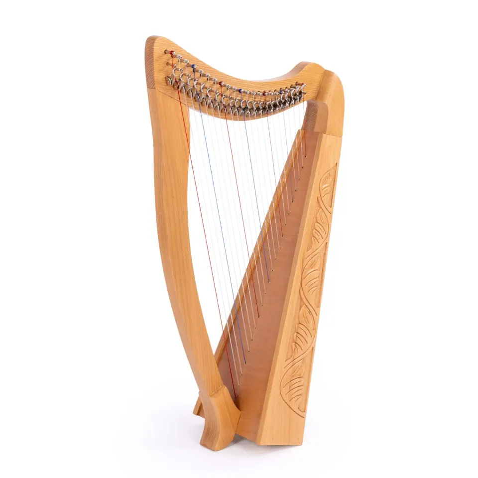 MMX Keltische harp natural 22 snaren met tas A1