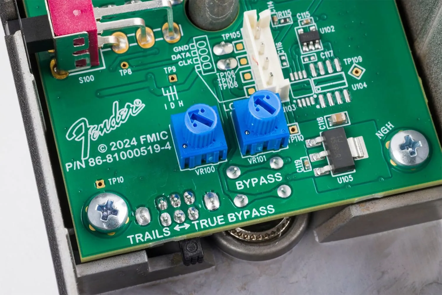 Fender Bassman Delay effectpedaal zwart analoog