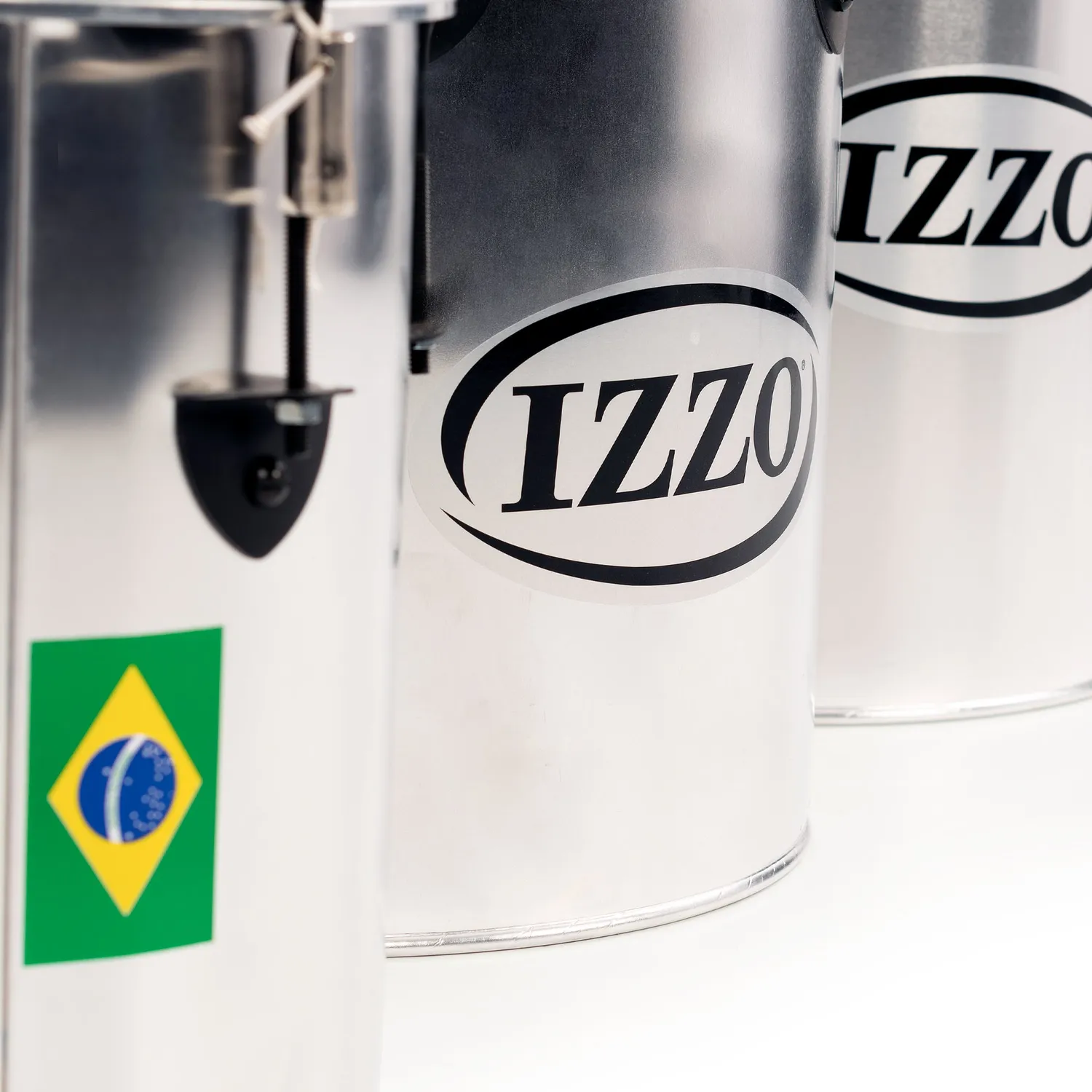 Percussion Plus Street samba drums set van 3 aluminium