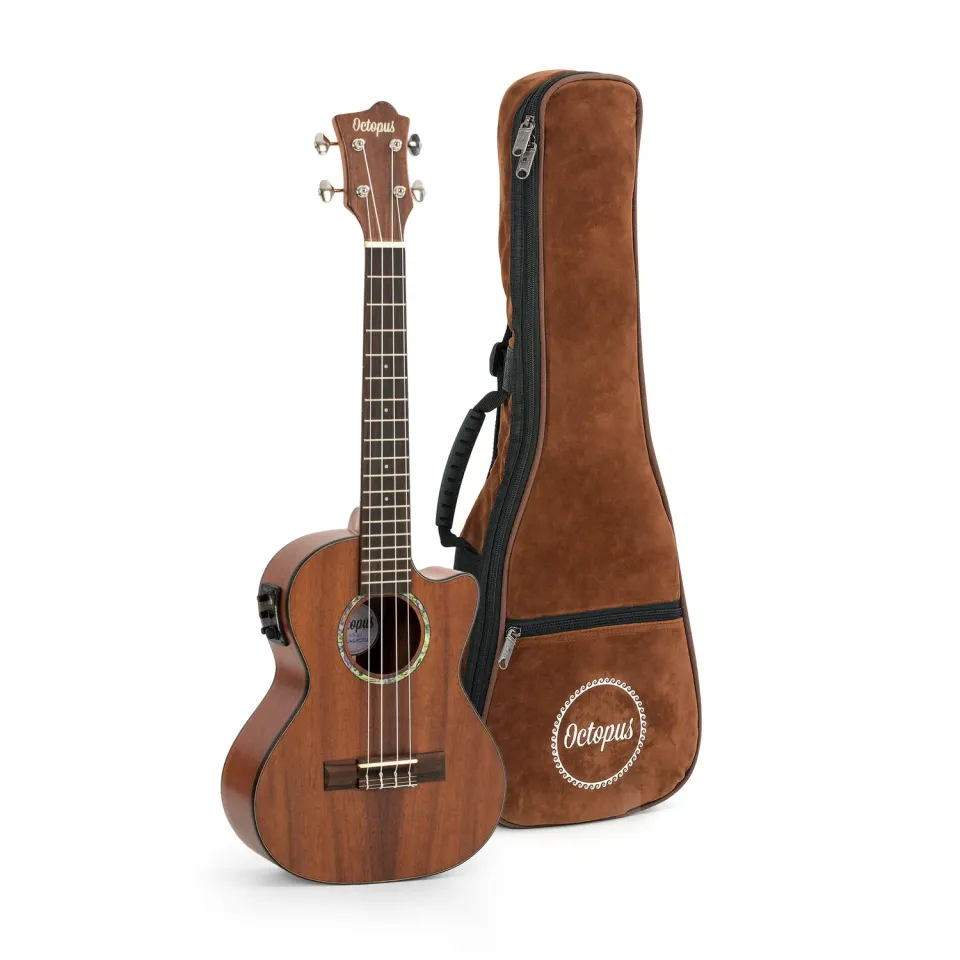 Octopus All Solid tenor ukelele acacia elektrisch Fishman