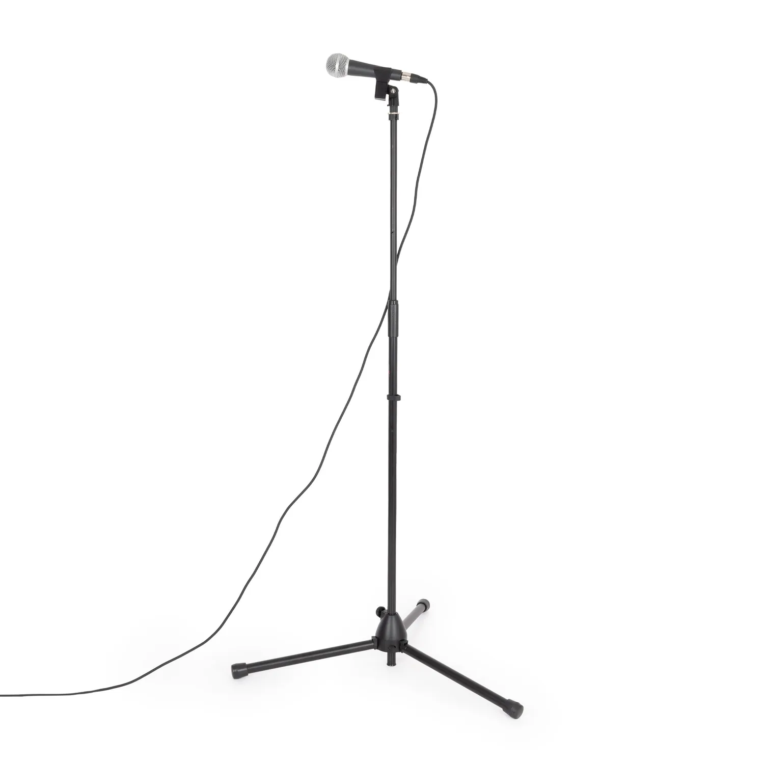 Apextone rechte microfoonstandaard 95-165 cm