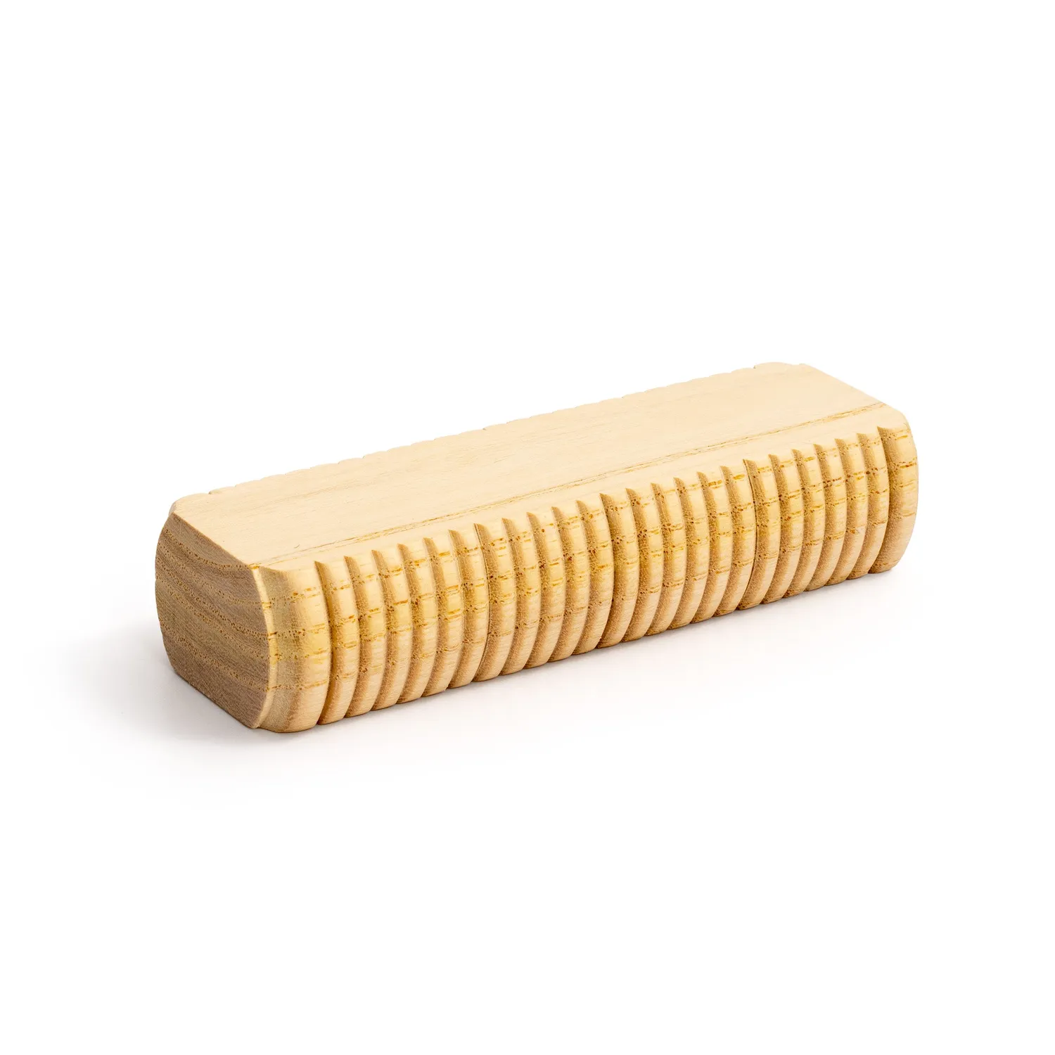 Percussion Plus two tone guiro block hout met stok