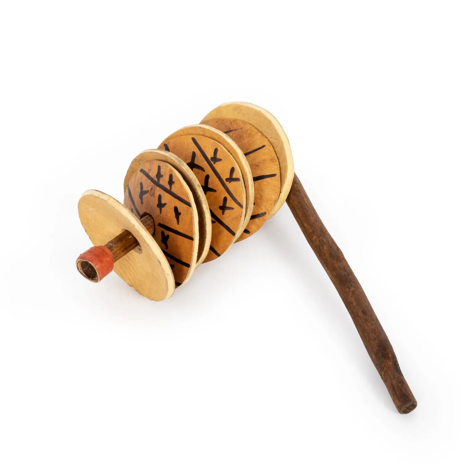 Percussion Plus Honestly Made Rakatak ratel kalebas 5 schijven