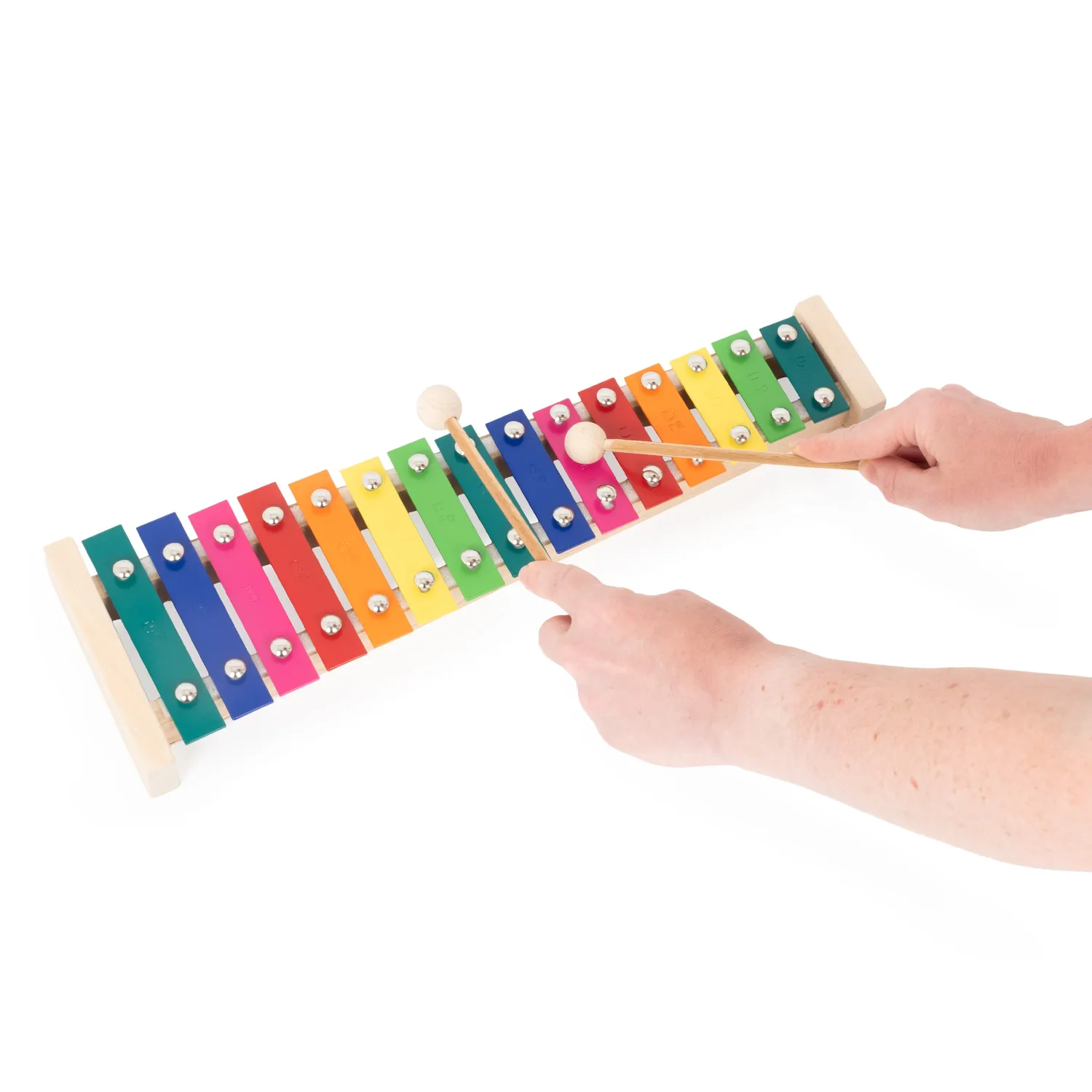 Percussion Plus klokkenspel 15 tonen diatonisch kleur