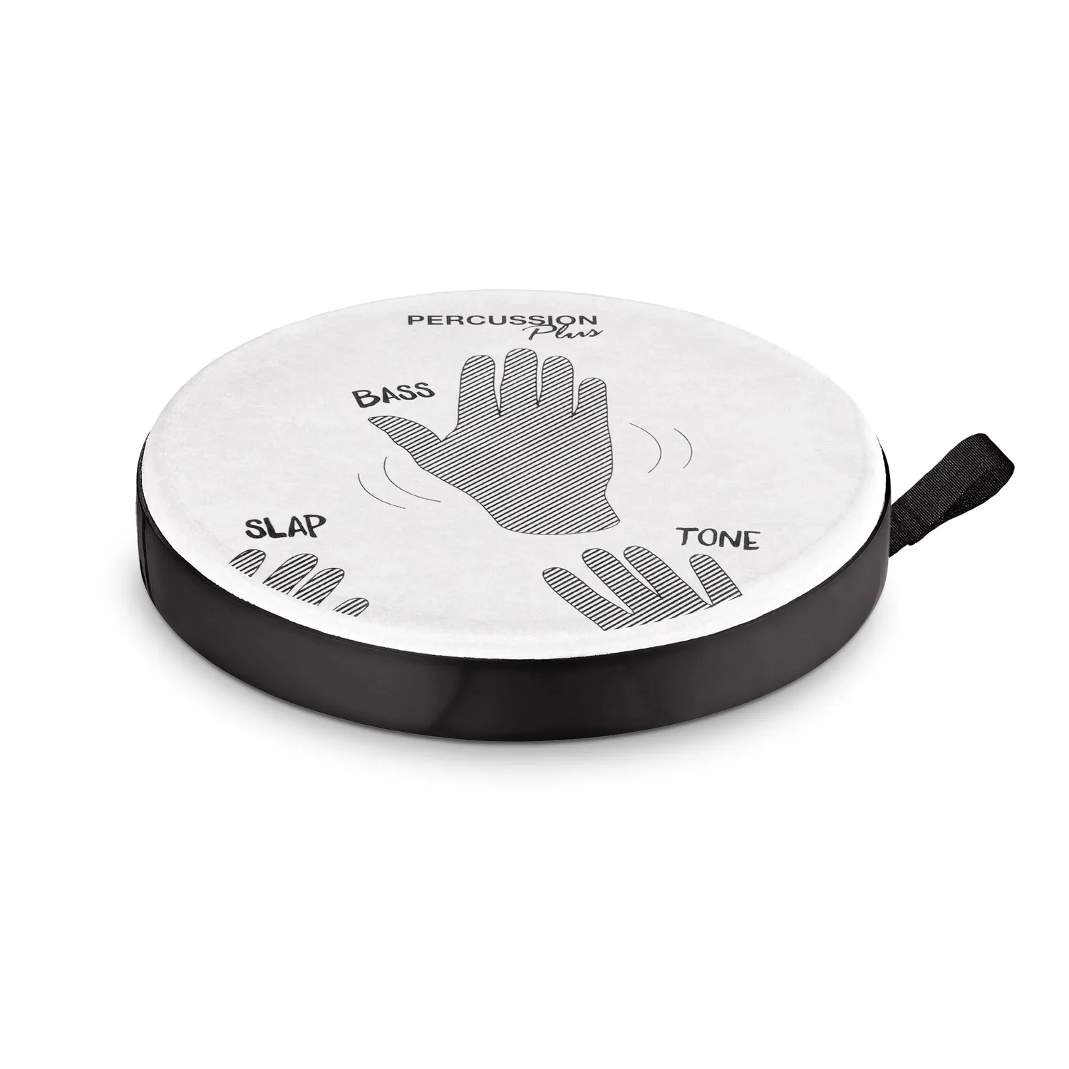 Percussion Plus nesting djembevel 10 inch met Slap-print
