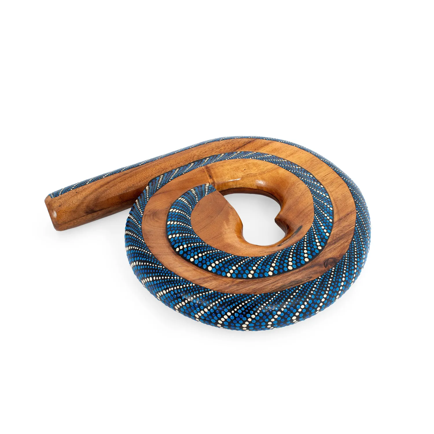 Percussion Plus Honestly Made spiral didgeridoo suar hout