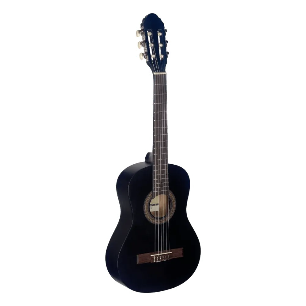 MAI Starter klassieke gitaar 1/2 zwart starterset kind
