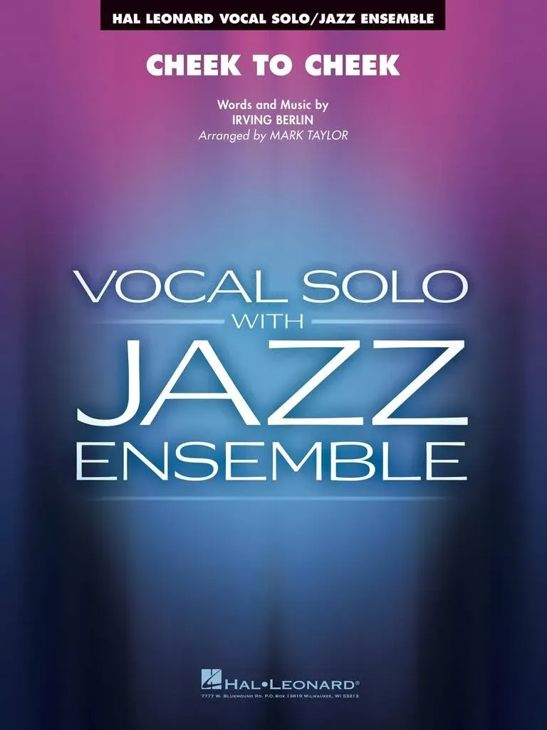 Cheek to Cheek Vocal Solo bladmuziek jazz ensemble