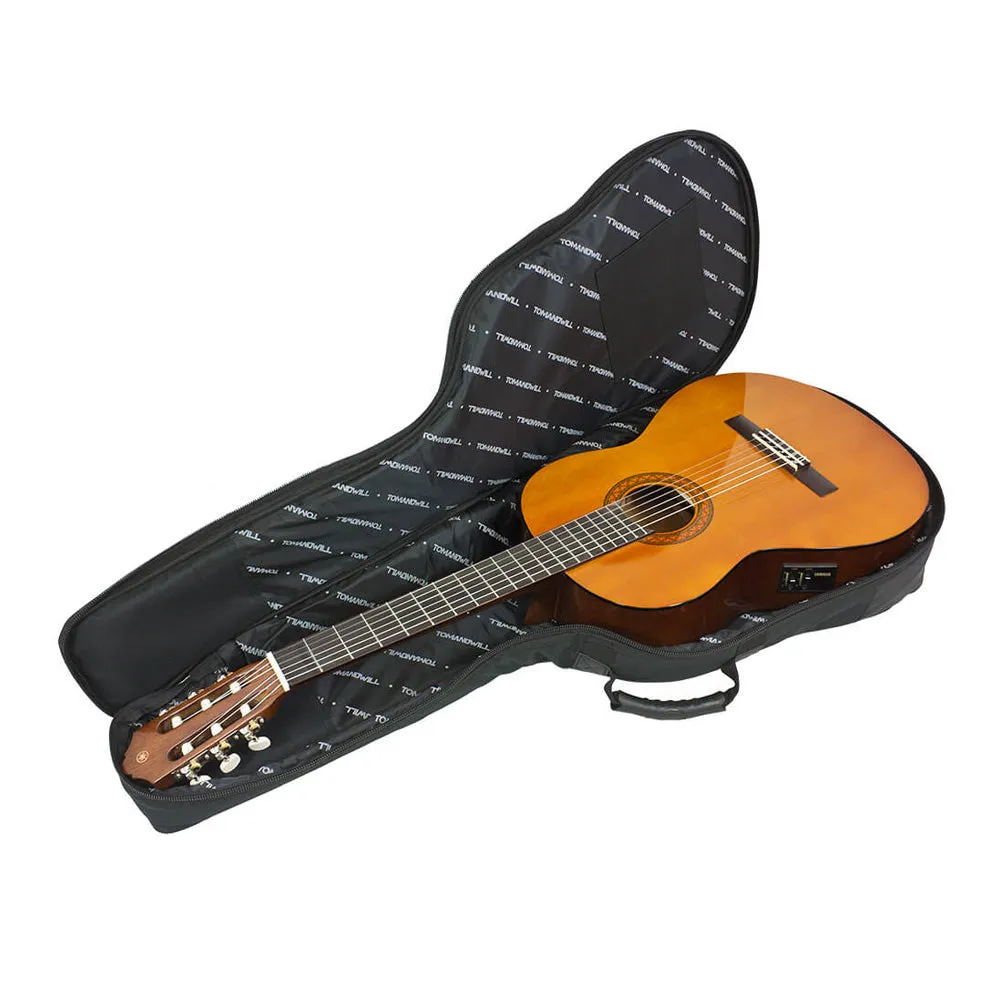 Klassieke gitaar gigbag 4/4 20mm gewatteerd zwart
