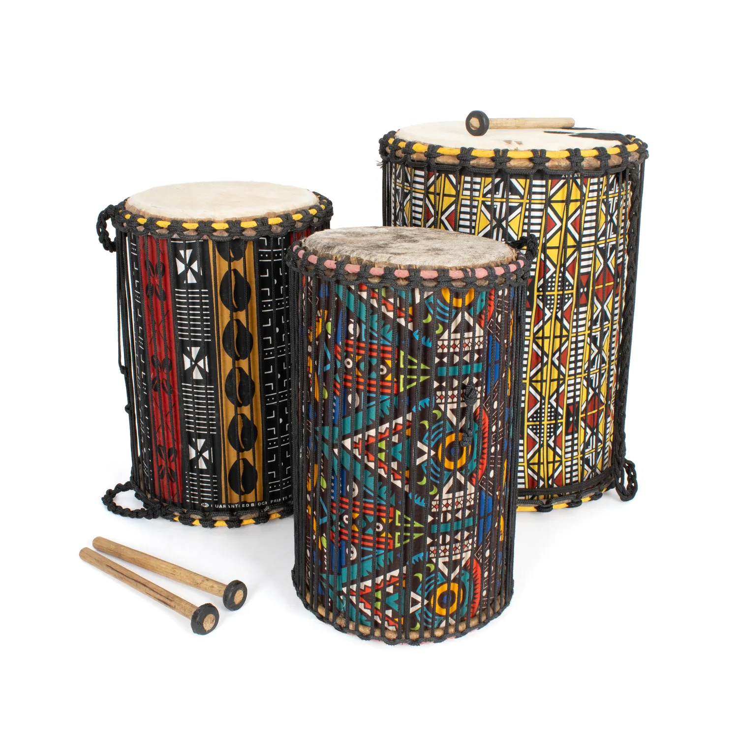 Percussion Plus Honestly Made dundun set 3-delige large bas