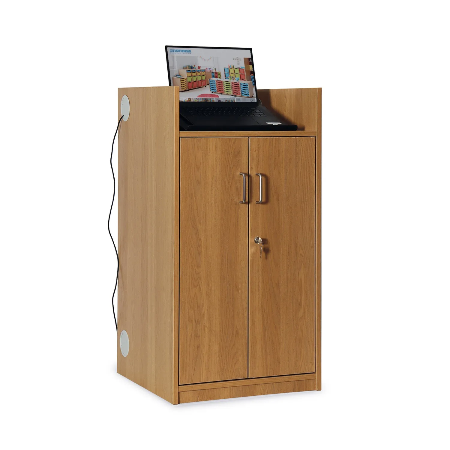 Chamberlain Music Monarch Classic lessenaar eiken met opbergruimte