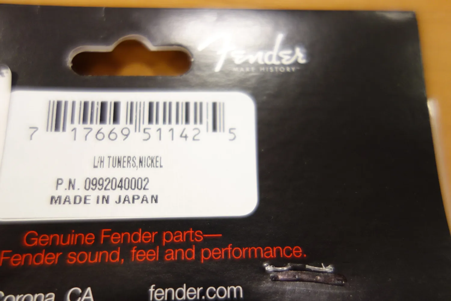 Fender American Vintage stemmechanieken links nikkel 6 stuks