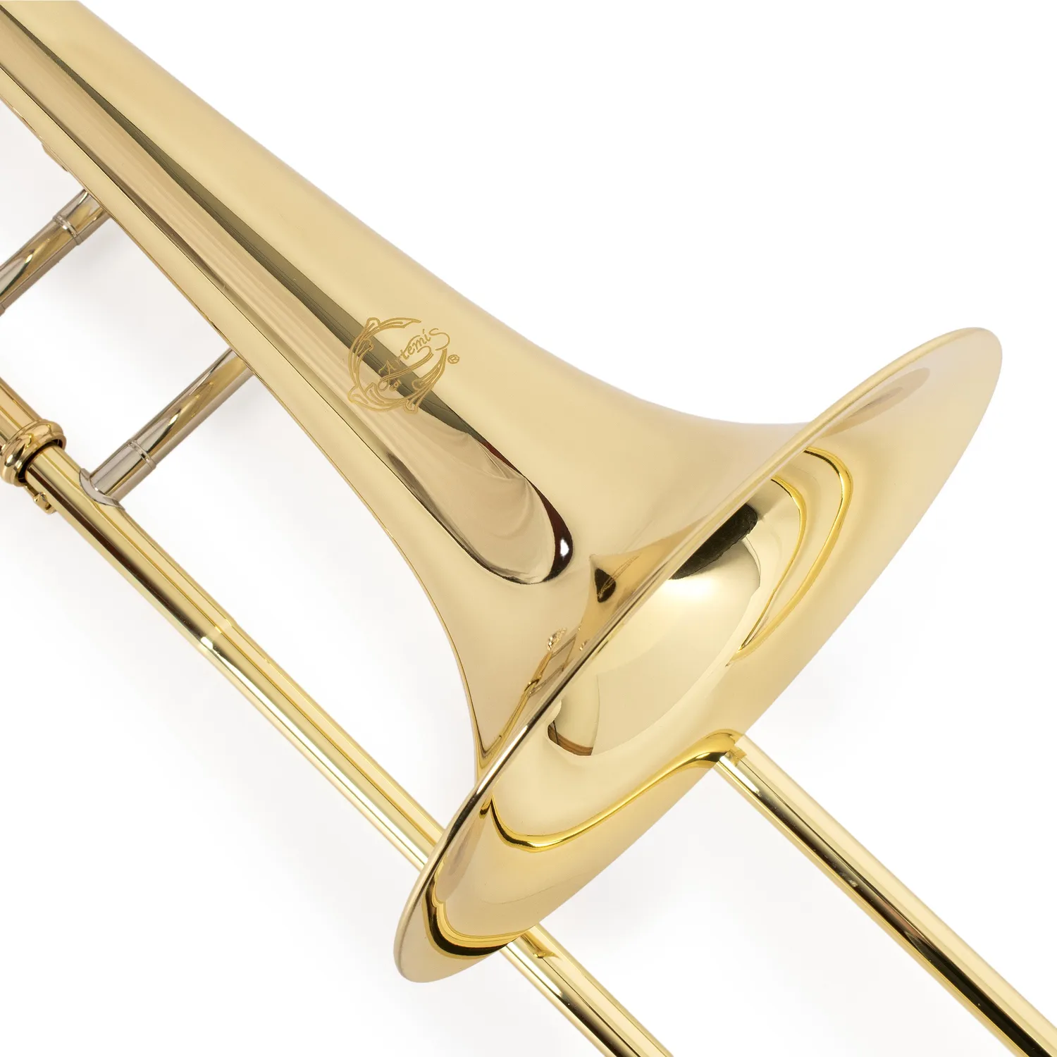 Artemis Student Bb trombone set geel koper 8 inch
