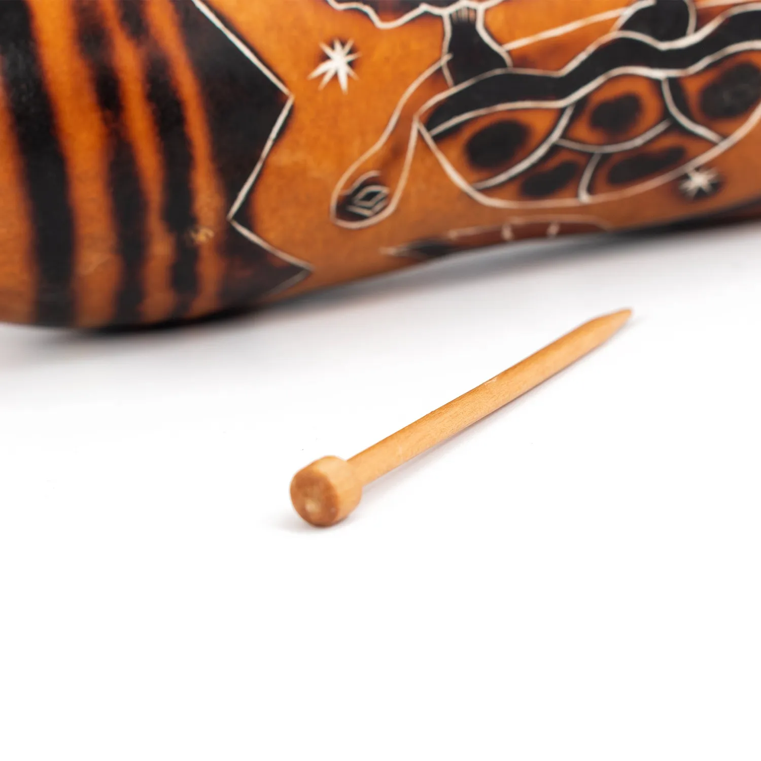 Percussion Plus Honestly Made guiro kalebas met shaker