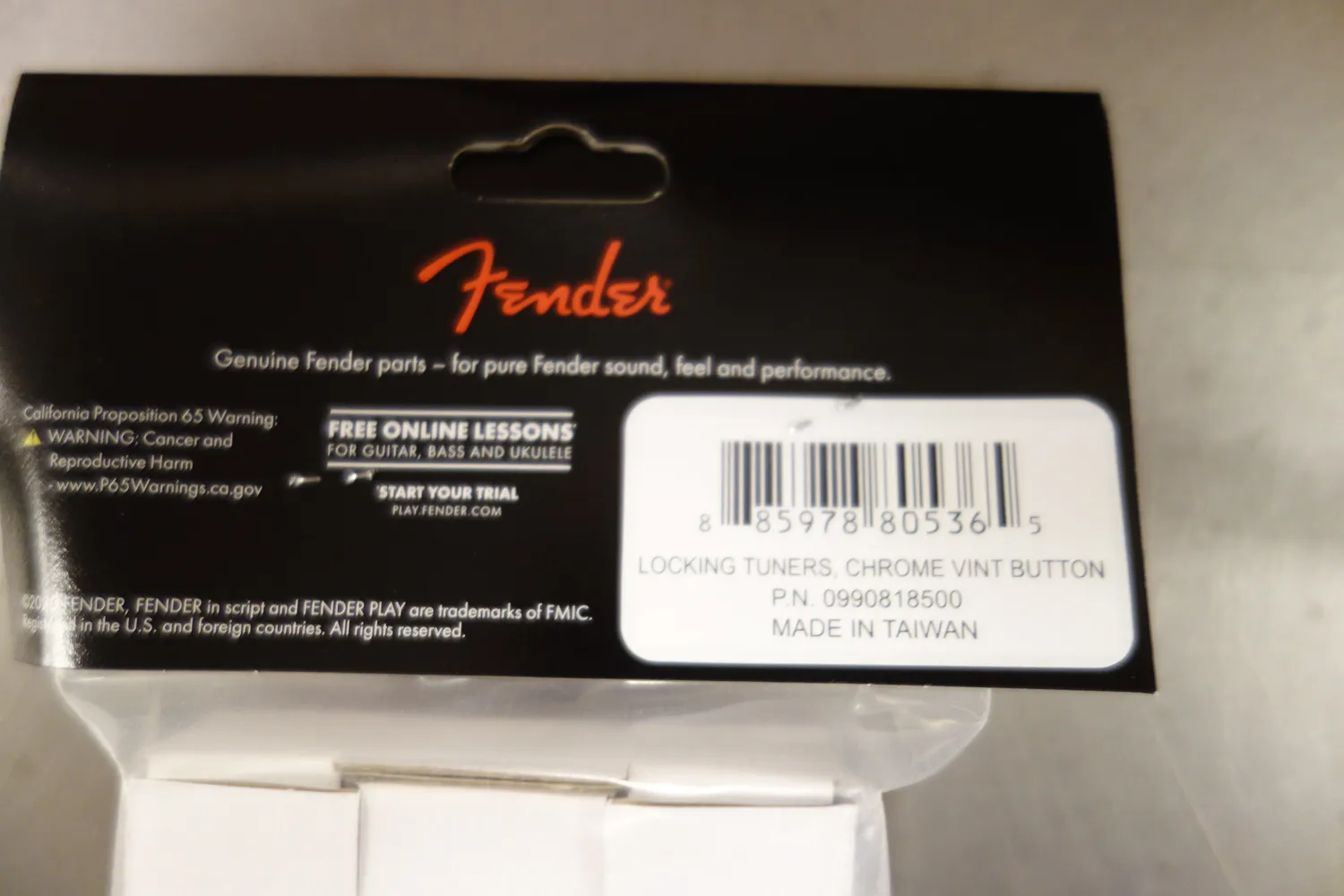 Fender Staggered Locking stemmechanieken chroom vintage knop 6