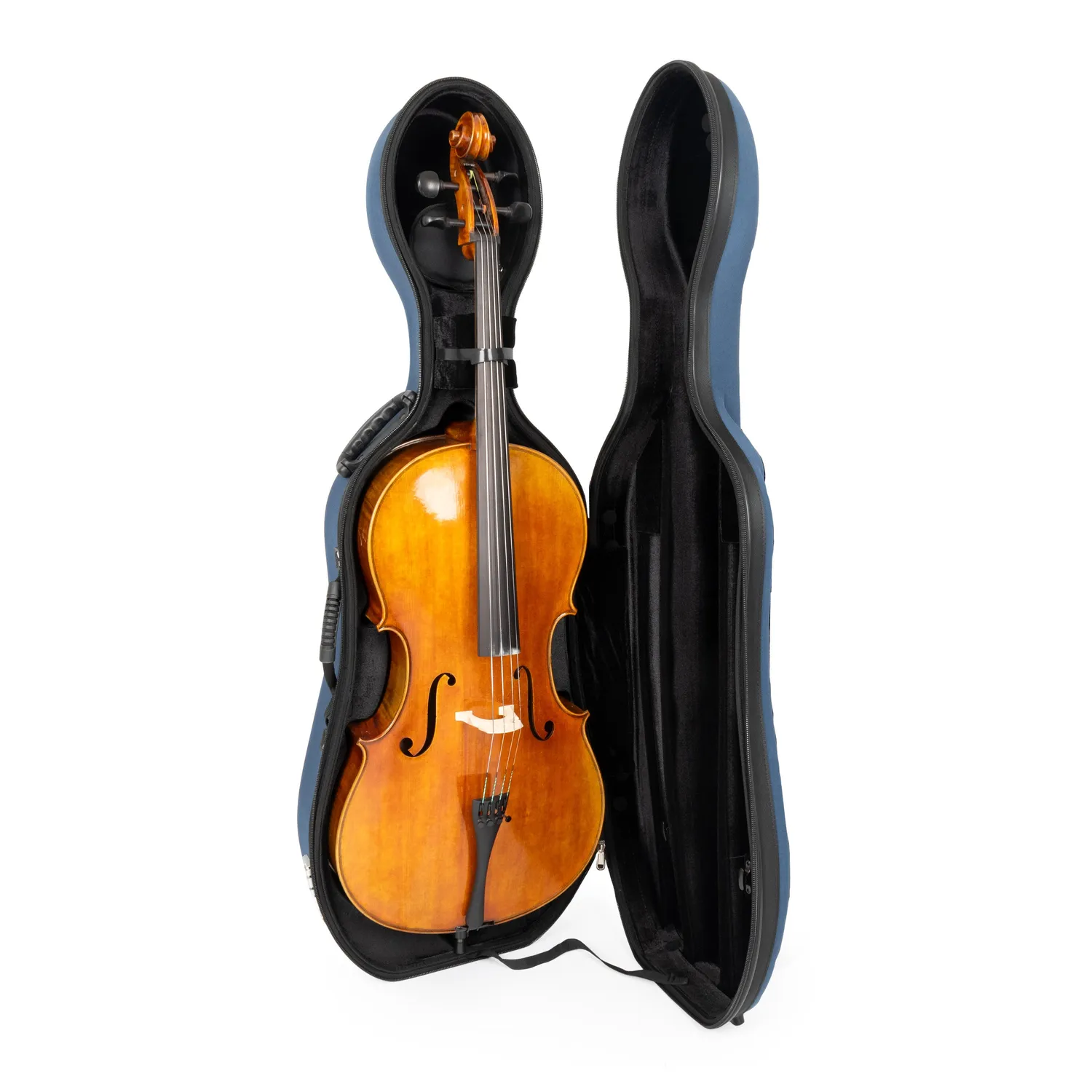 Sonix 45VC cellokoffer 4/4 blauw met wielen