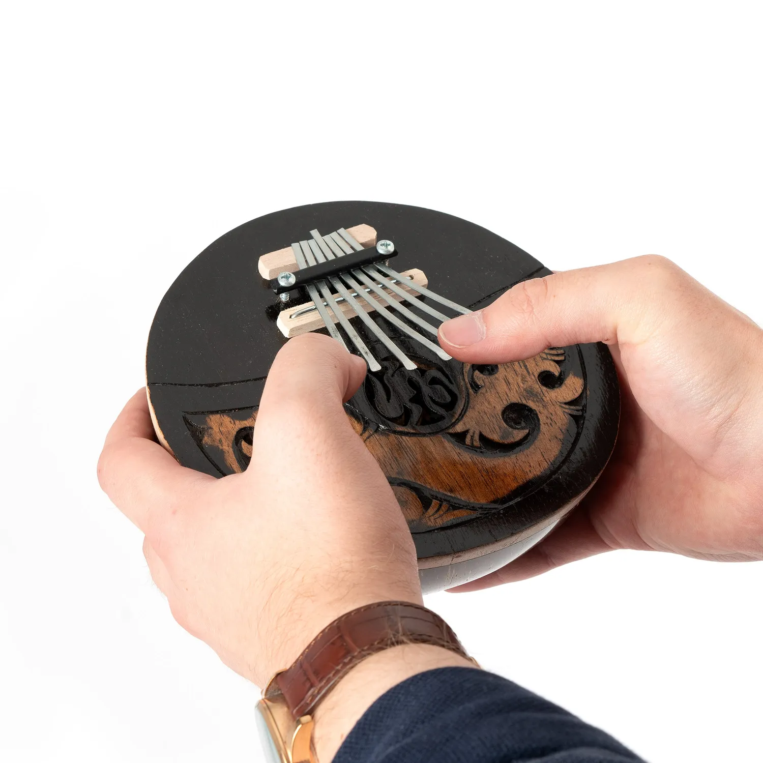 Percussion Plus Honestly Made kalimba kokosnoot 7 tonen
