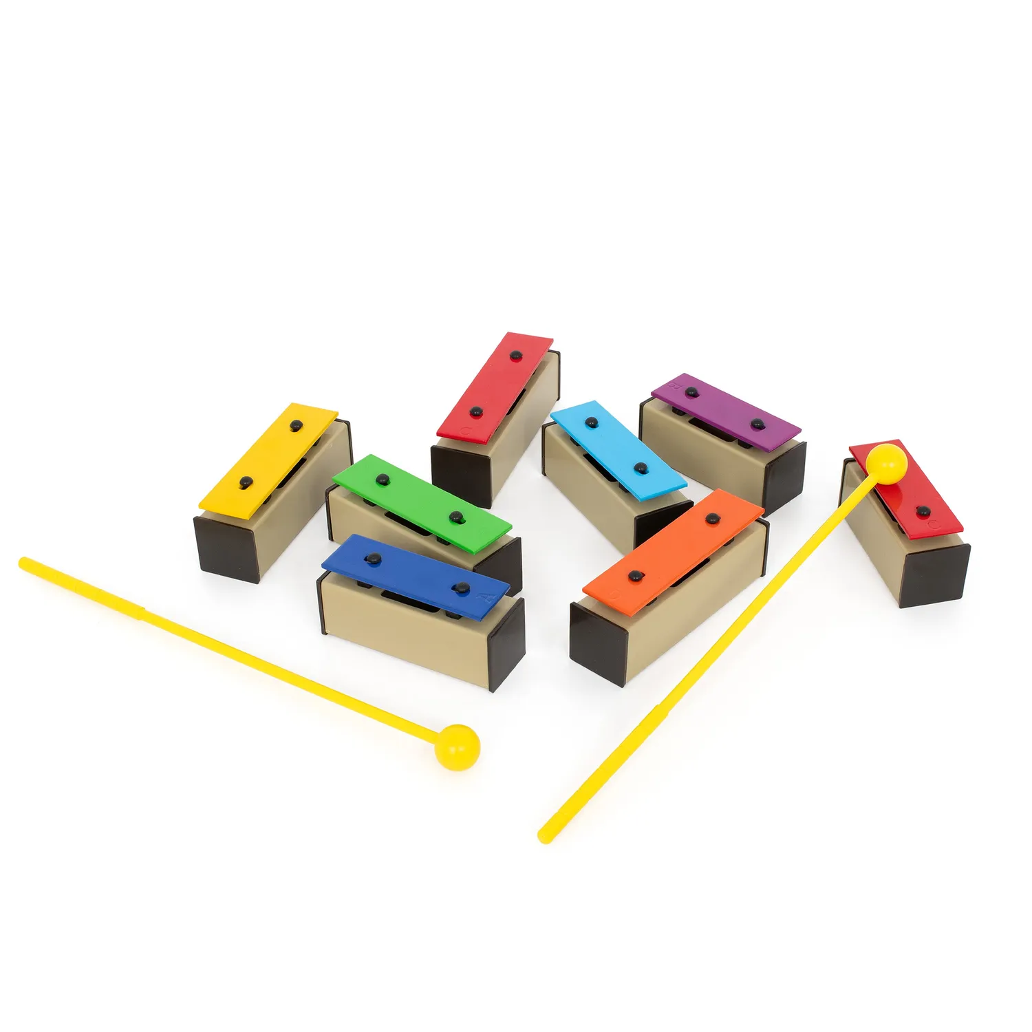 Percussion Plus PP936 klankstaven set van 8 met koffer