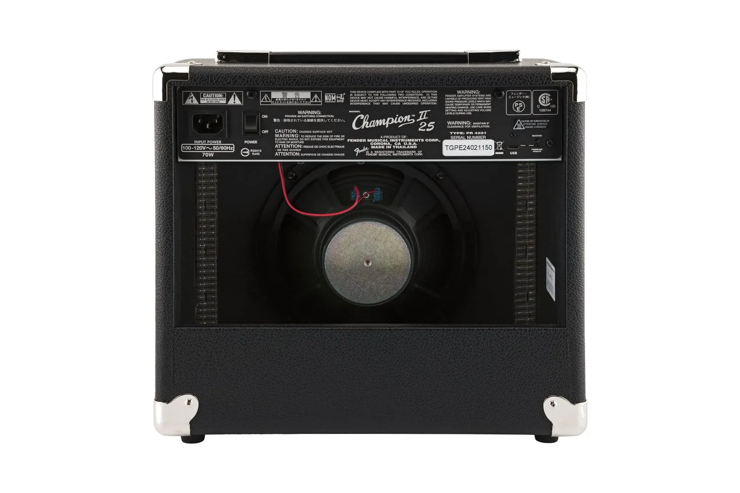Fender Champion II 25 gitaarversterker 25 watt