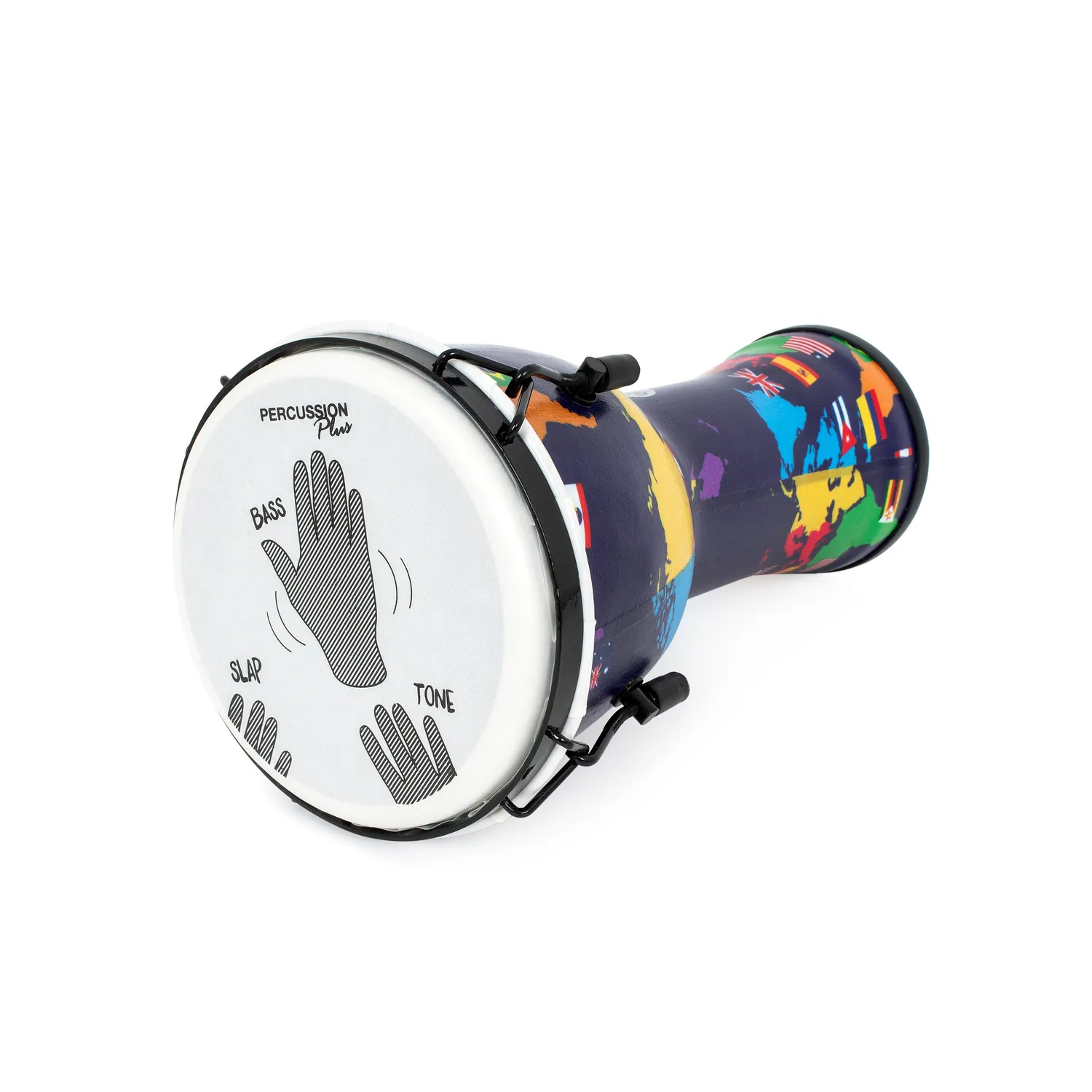 Percussion Plus World Slap djembe mechanisch gestemd 10 inch