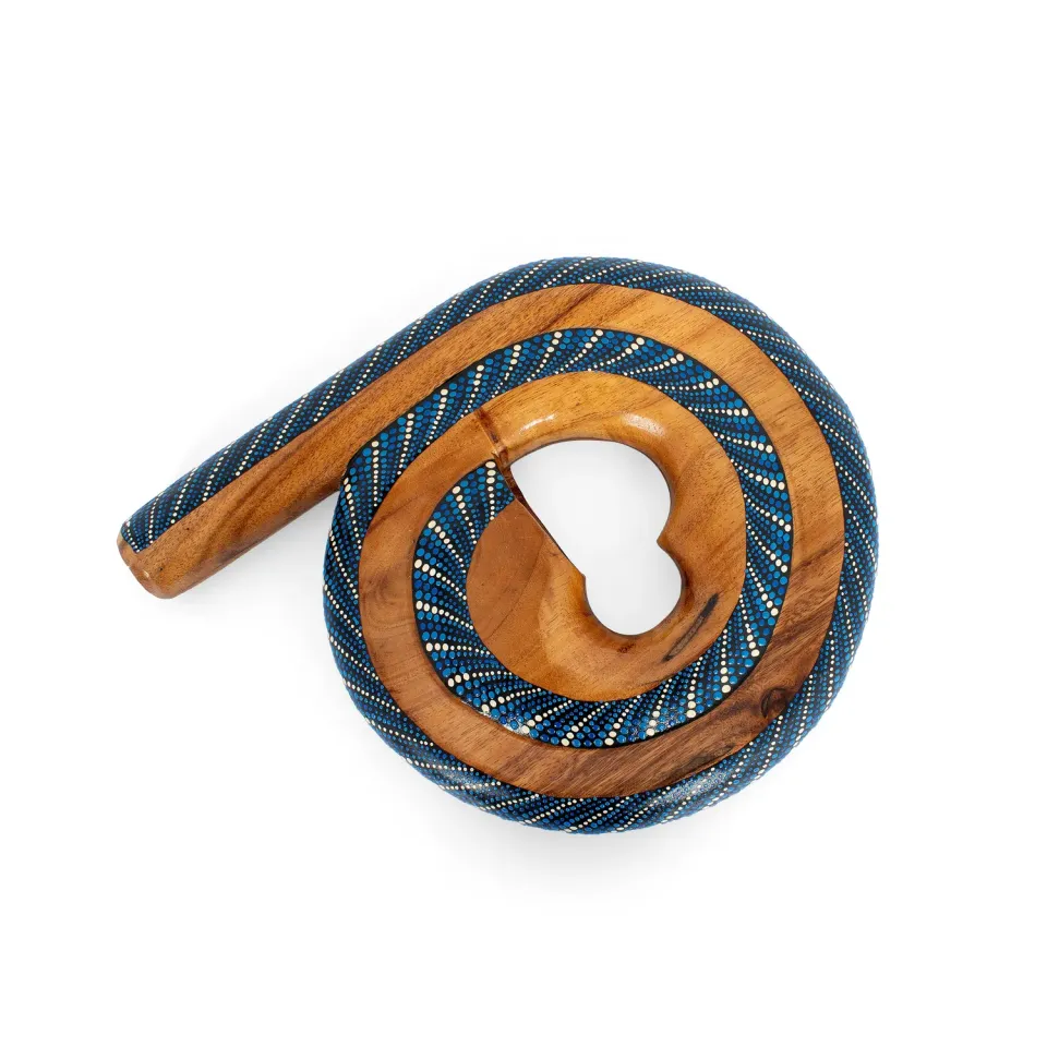 Percussion Plus Honestly Made spiral didgeridoo suar hout