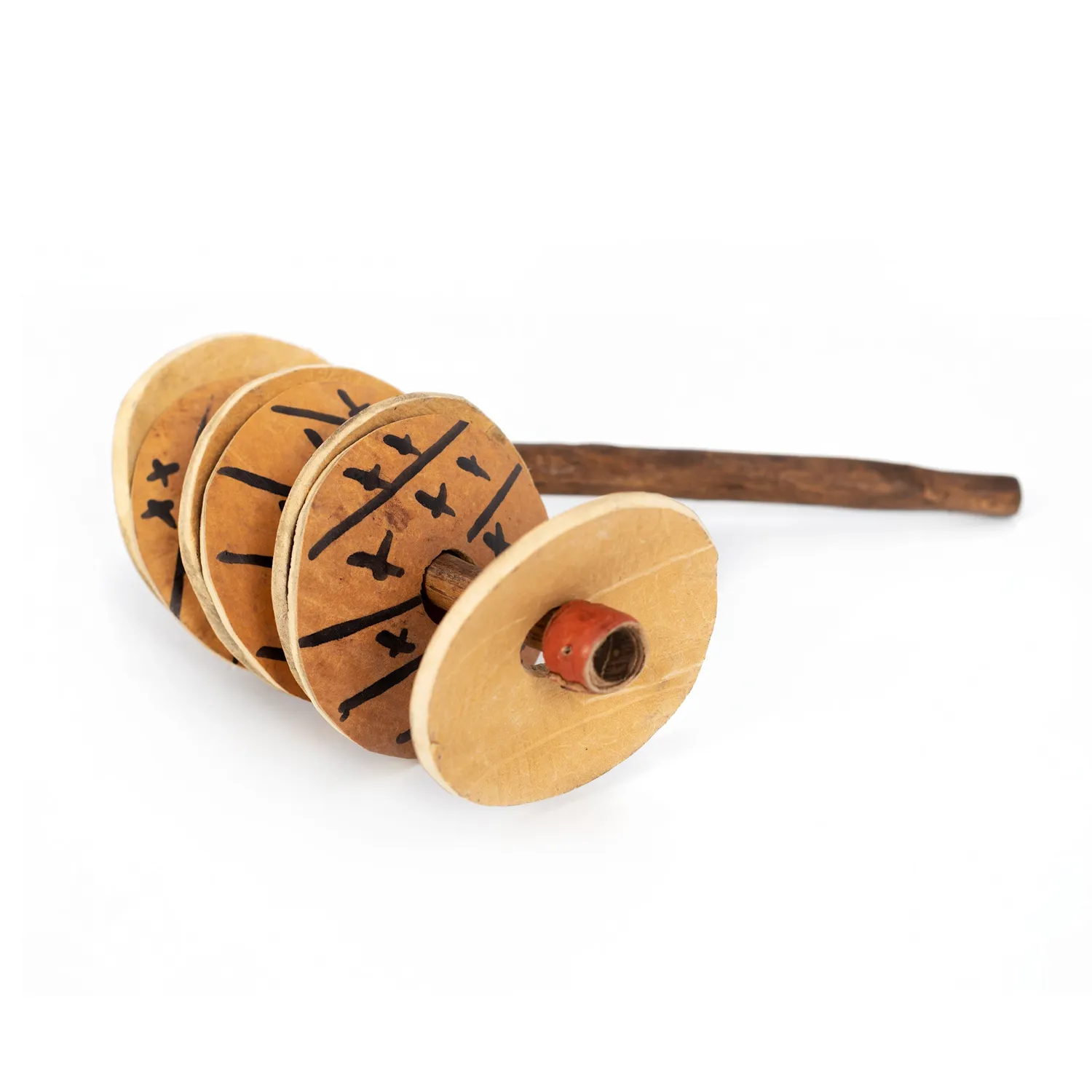 Percussion Plus Honestly Made Rakatak ratel kalebas 5 schijven