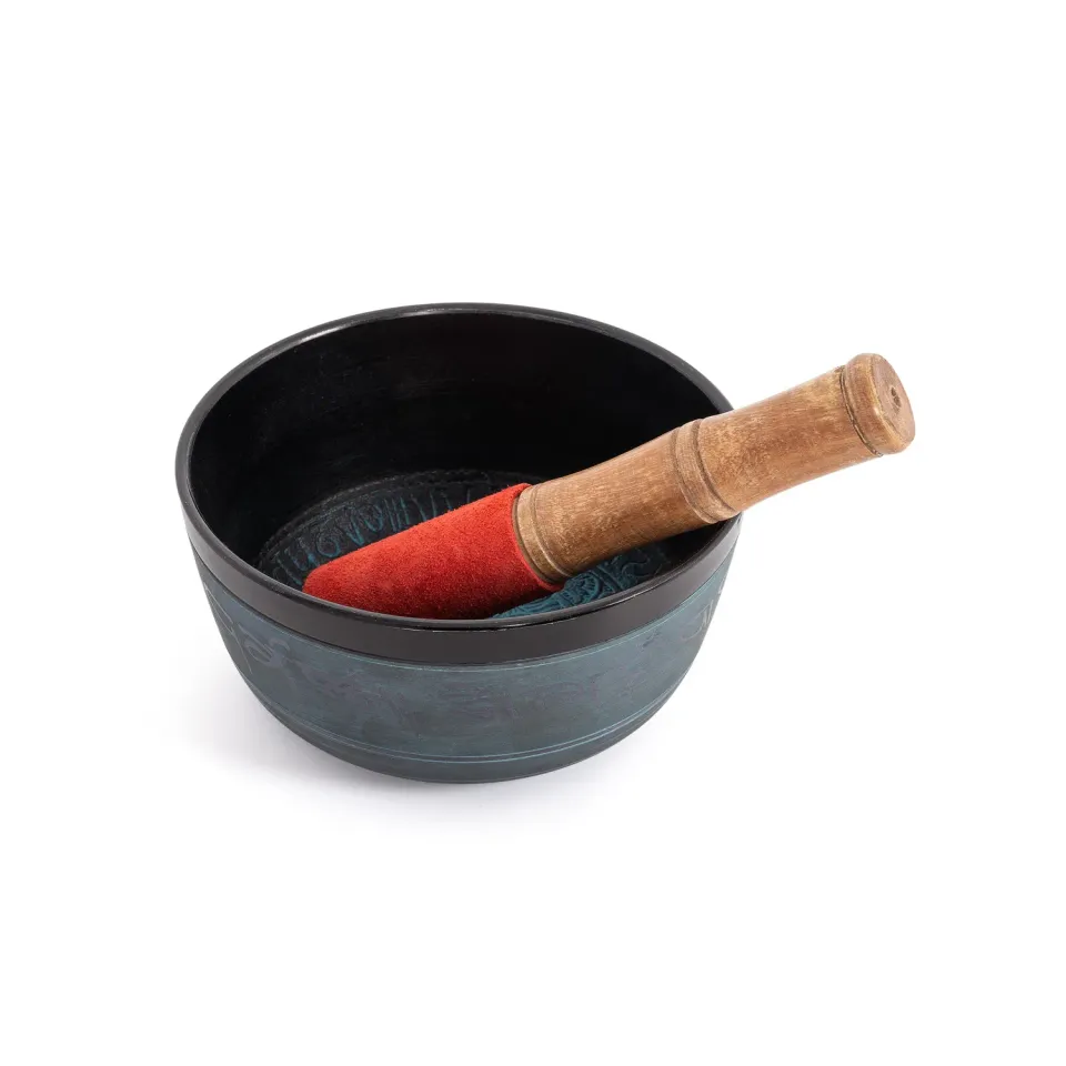 Percussion Plus Honestly Made klankschaal aluminium blauw
