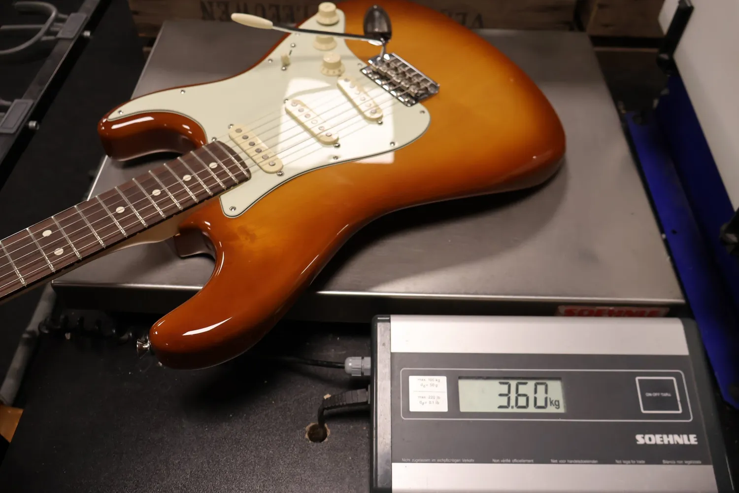 Fender American Performer Stratocaster elektrische gitaar Honey Burst