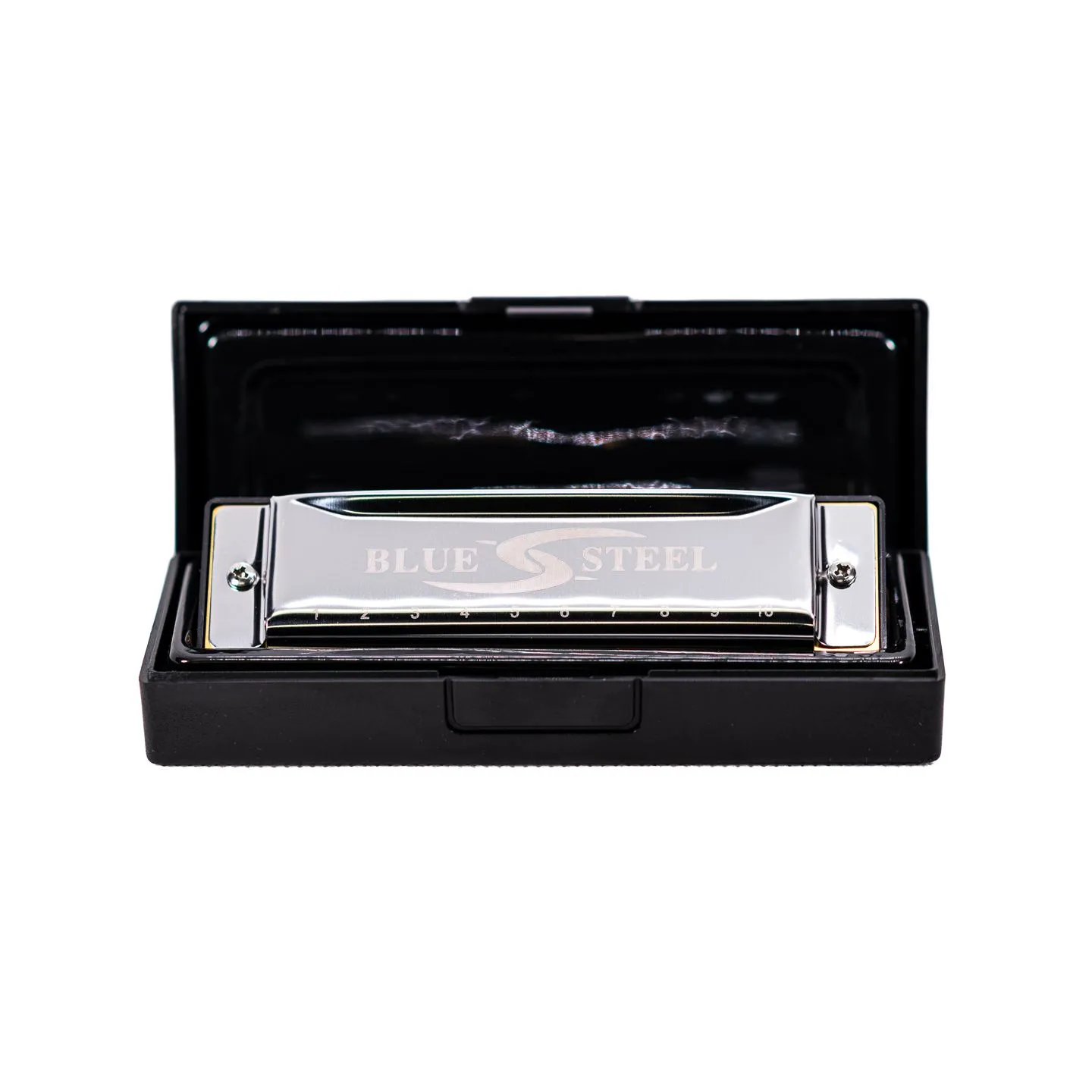 Bushman Blue Steel mondharmonica 10-gaats diatonisch