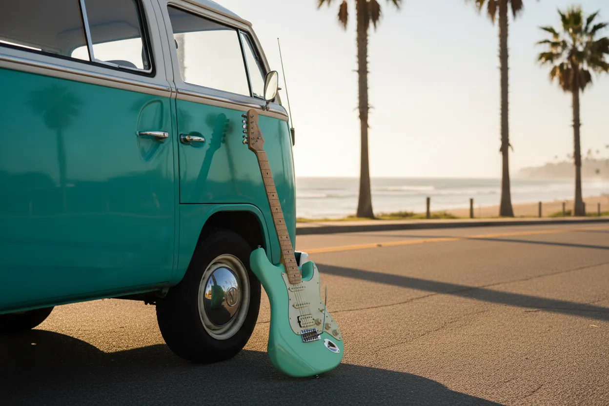 Music All In Starter L.A. Groen starterset groen met versterker