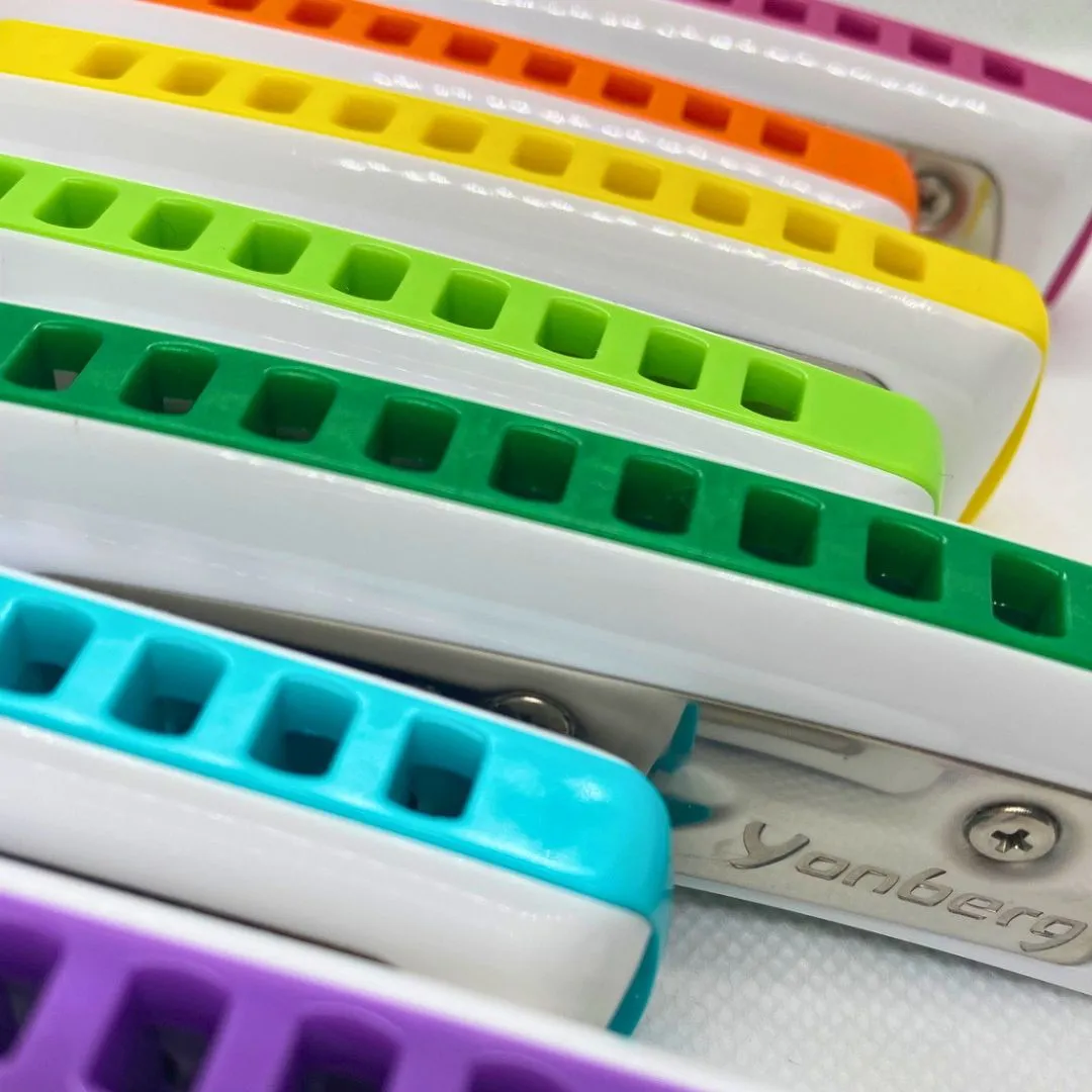 Yonberg Rainbow Vert Clair mondharmonica brons