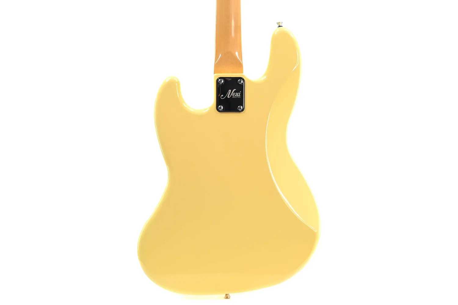 MAI Starter Jazz Bass basgitaar starterset Vintage White 2-pickup