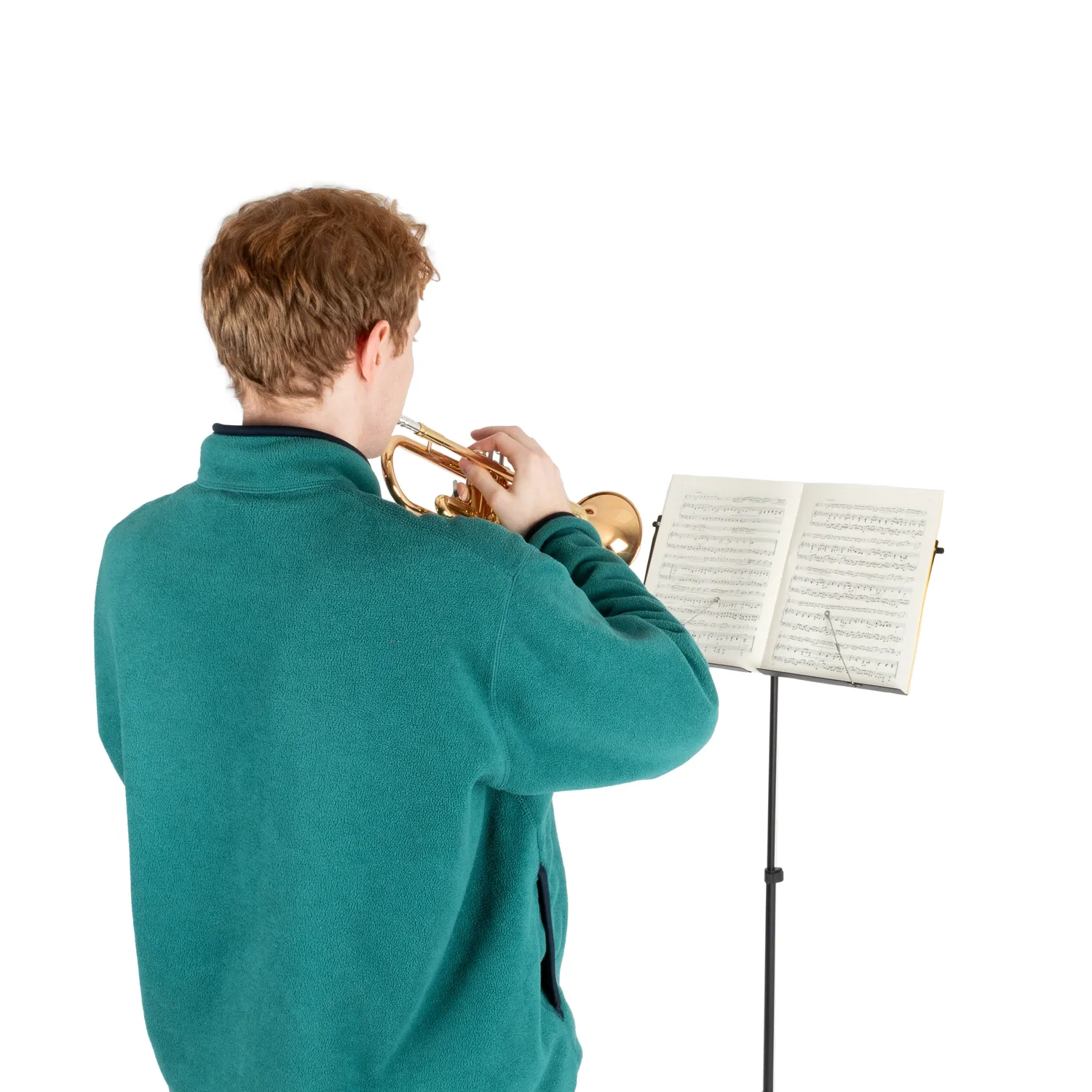 Musisca Scherzo muziekstandaard zwart inklapbaar lichtgewicht