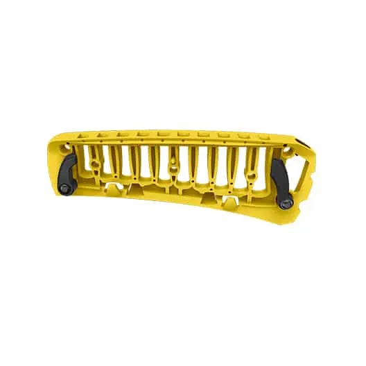 Yonberg mondharmonica kam gekleurd met draaiarmen