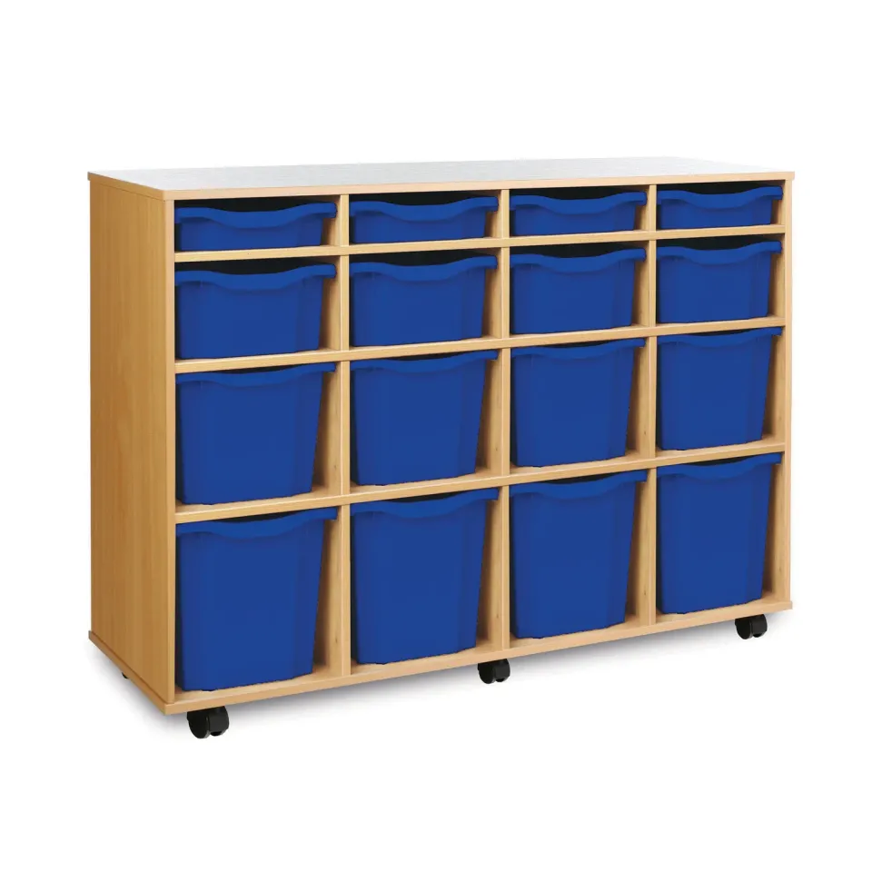 Chamberlain Music Monarch 16 opbergkast blauw 16-vaks