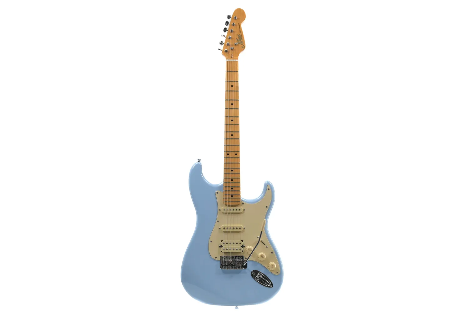 MAI L.A. elektrische gitaar starterset blauw 15W S-style