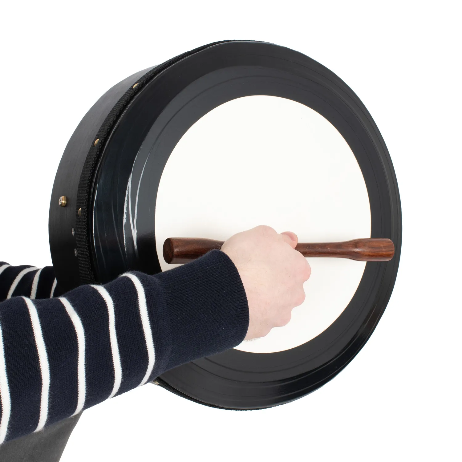 Chamberlain Music Percussion Plus bodhran 14 inch zwart stembaar met tas
